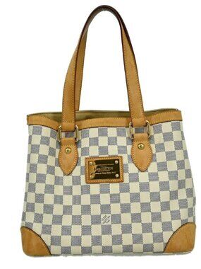 LOUIS VUITTON HAMPSTEAD PM HAND BAG DAMIER AZUR